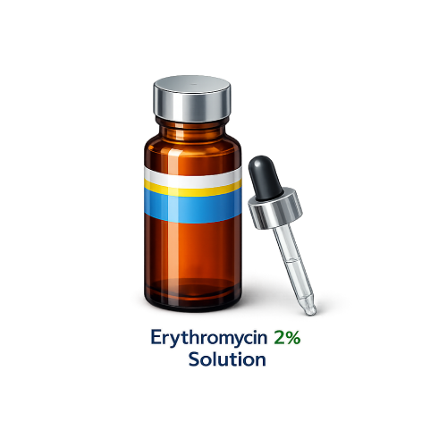 محلول اریترومایسین 2%
